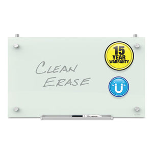 ESQRTPDEC1830 - Infinity Magnetic Glass Dry Erase Cubicle Board, 18 X 30, White