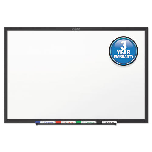 ESQRTS533B - CLASSIC SERIES TOTAL ERASE DRY ERASE BOARD, 36 X 24, WHITE SURFACE, BLACK FRAME