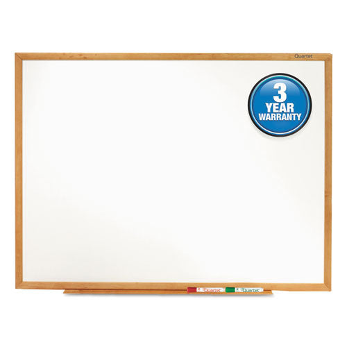 ESQRTS574 - CLASSIC SERIES TOTAL ERASE DRY ERASE BOARD, 48 X 36, OAK FINISH FRAME