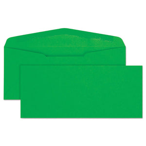 ESQUA11135 - Colored Envelope, #10, 4 1-8 X 9 1-2, Green, 25-pack