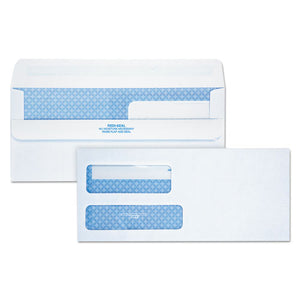ESQUA24519 - 2-Window Redi-Seal Security-Tinted Envelope, #9, 3 7-8 X 8 7-8, White, 250-ct