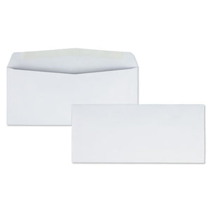 Business Envelope, #10, Monarch Flap, Gummed Closure, 4.13 X 9.5, White, 500-box