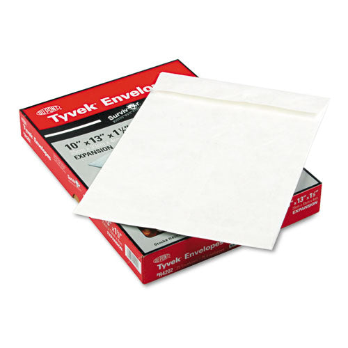 ESQUAR4202 - Tyvek Expansion Mailer, 10 X 13 X 1 1-2, White, 25-box