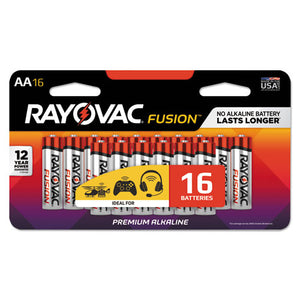 ESRAY81516LTFUSK - Fusion Advanced Alkaline Batteries, Aa, 16-pack