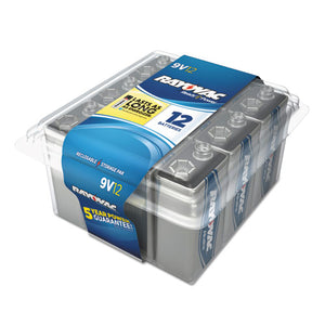 ESRAYA16048PPK - High Energy Premium Alkaline Battery, 9v, 8-pack
