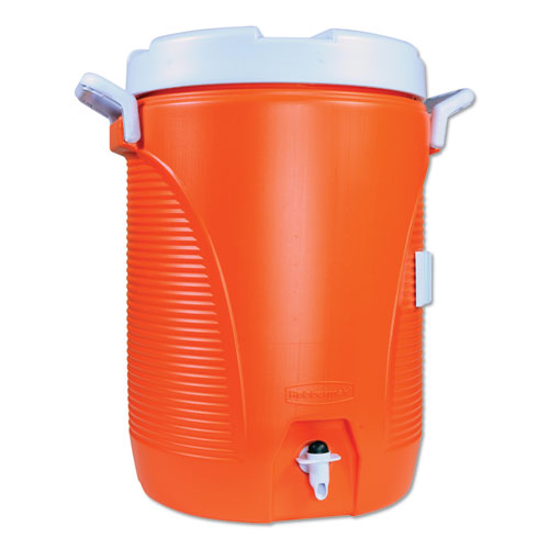 ESRCP1840999 - Insulated Water Cooler, 5 Gal, Orange, 10"dia X 19 1-2"h, Polyethylene