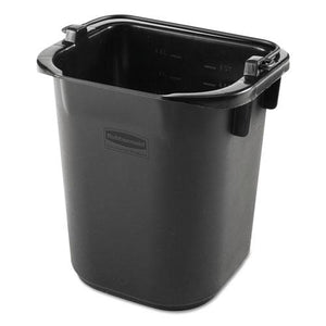 ESRCP1857378 - Executive Heavy Duty Pail, Black, Plastic, 5 Quarts, 9.3 W X 7.5 D X 8.5 H