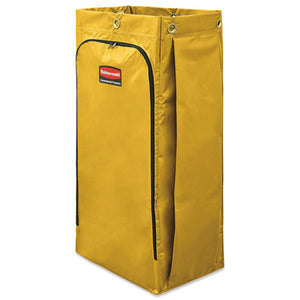 ESRCP1966881 - Vinyl Cleaning Cart Bag, 34 Gal, Yellow, 17 1-2w X 10 1-2d X 33h