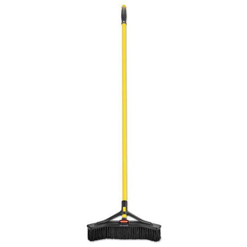 ESRCP2018729 - MAXIMIZER PUSH-TO-CENTER BROOM, 18", PVC BRISTLES, YELLOW-BLACK