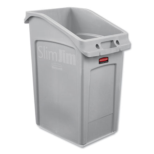 ESRCP2026721 - SLIM JIM UNDER-COUNTER CONTAINER, 23 GAL, POLYETHYLENE, GRAY