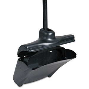 ESRCP253200BLA - Lobby Pro Upright Dustpan, W-cover, 12 1-2"w, Plastic Pan-metal Handle, Black