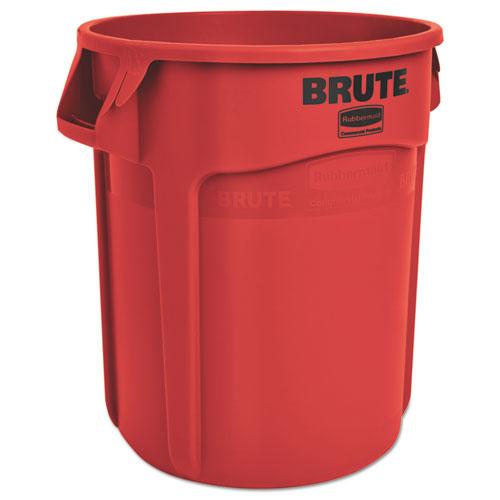ESRCP2610REDCT - Round Brute Container, Plastic, 10 Gal, Red, 6-carton