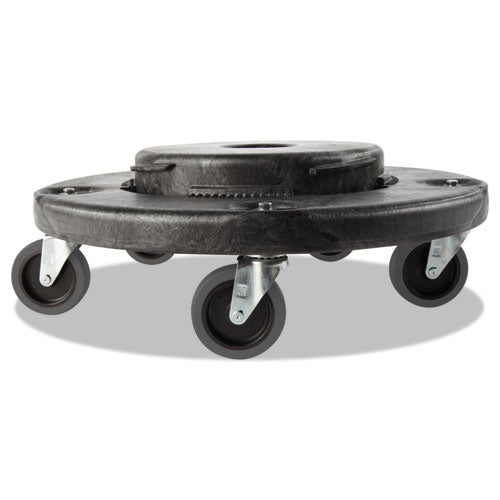 ESRCP264043BLA - Brute Quiet Dolly, 250lb Capacity, 18 1-4 Dia. X 6 5-8h, Black