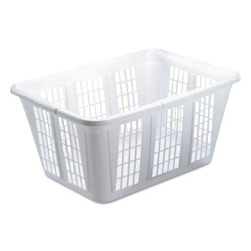 ESRCP296585WHICT - Laundry Basket, 10 7-8w X 22 1-2d X 16 1-2h, Plastic, White, 8-carton
