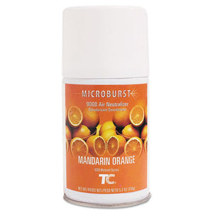 ESRCP402093 - Microburst 9000 Air Freshener Refill, Mandarin Orange, 5.3oz, Aerosol, 4-carton