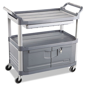 ESRCP4094GRA - Xtra Instrument Cart, 300-Lb Cap, Three-Shelf, 20w X 40-5-8d X 37-4-5h, Gray