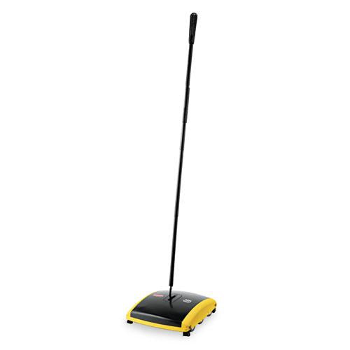 ESRCP421388BLA - Dual Action Sweeper, Boar-nylon Bristles, 44" Steel-plastic Handle, Black-yellow