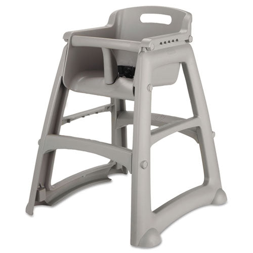 ESRCP780608PLA - Sturdy Chair Youth Seat, Plastic, 23 3-8w X 23 1-2d X 29 3-4h, Platinum