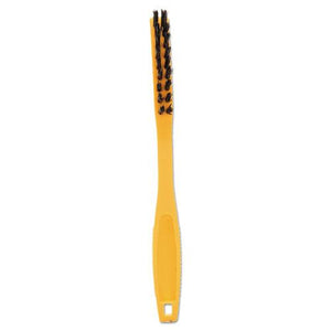 ESRCP9B56BLA - Synthetic-Fill Tile & Grout Brush, 8 1-2" Long, Yellow Plastic Handle