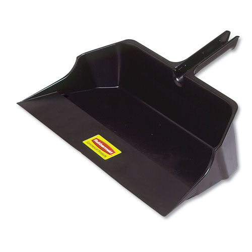 ESRCP9B60BLAEA - JUMBO HEAVY DUTY DUSTPAN, 22" WIDE, PLASTIC, BLACK, 6-CARTON