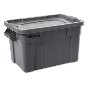 ESRCP9S30GRAEA - BRUTE TOTE WITH LID, 14 GAL, 27 1-2W X 16 3-4D X 10 3-4H, GRAY, 6-CARTON