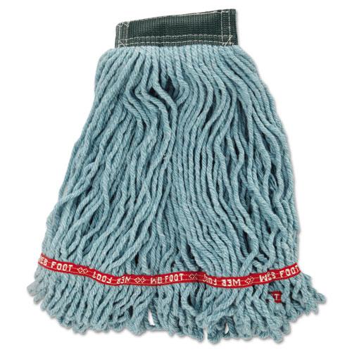 ESRCPA252GRE - Web Foot Wet Mop Head, Shrinkless, Cotton-synthetic, Green, Medium, 6-carton