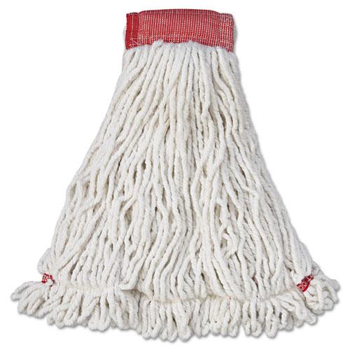 ESRCPA253WHI - Web Foot Wet Mop Head, Shrinkless, Cotton-synthetic, White, Large, 6-carton