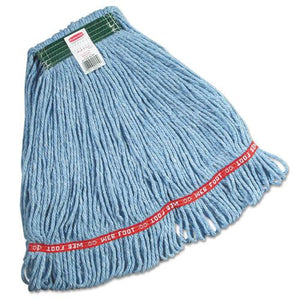 ESRCPC112BLU - Swinger Loop Wet Mop Heads, Cotton-synthetic, Blue, Medium