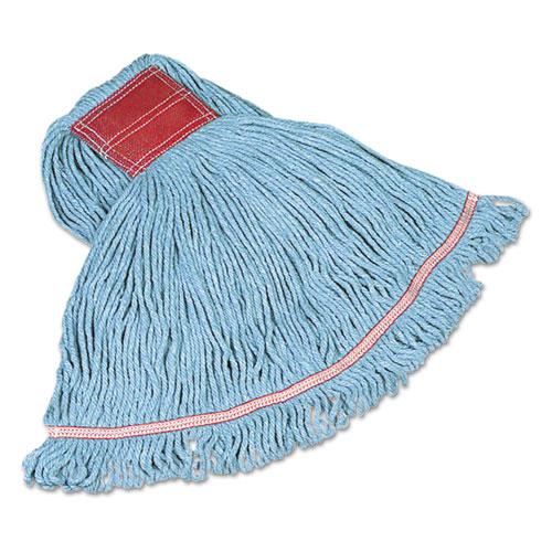 ESRCPC153BLU - Swinger Loop Wet Mop Heads, Cotton-synthetic, Blue, Large