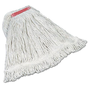 ESRCPD113 - Super Stitch Cotton Looped End Wet Mop Head, Large, 1" White Headband