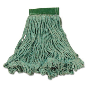 ESRCPD212GRE - Super Stitch Blend Mop Heads, Cotton-synthetic, Green, Medium