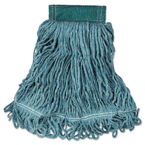 ESRCPD252GRE - Super Stitch Blend Mop Head, Medium, Cotton-synthetic, Green, 6-carton