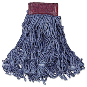 ESRCPD253BLUEA - Super Stitch Blend Mop Head, Large, Cotton-synthetic, Blue