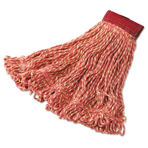 ESRCPD253RED - Super Stitch Blend Mop Heads, Cotton-synthetic, Red, Large