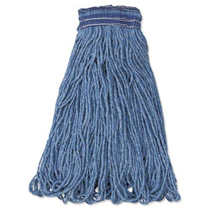 ESRCPE238 - Universal Headband Mop Head, Cotton-synthetic, 24oz, Blue, 12-carton