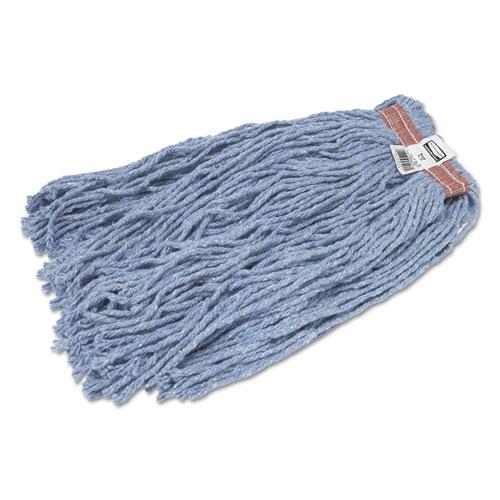 ESRCPF51712BLU - Cut-End Blend Mop Head, Cotton-synthetic, Blue, 20 Oz, 1-In. Headband, 12-carton