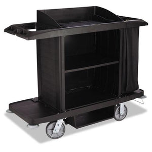 ESRCPFG618900BLA - Housekeeping Cart, 22w X 60d X 50h, Black