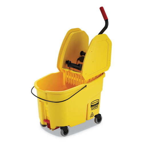 ESRCPFG757688YEL - WAVEBRAKE 2.0 BUCKET-WRINGER COMBOS, DOWN-PRESS, 11 GAL, PLASTIC, YELLOW