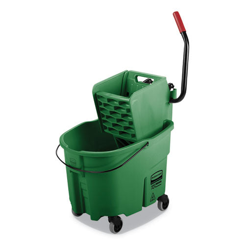 ESRCPFG758888GRN - WAVEBRAKE 2.0 BUCKET-WRINGER COMBOS, SIDE-PRESS, 35 QT, PLASTIC, GREEN