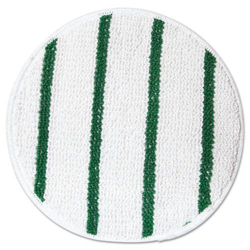 ESRCPP267 - Low Profile Scrub-Strip Carpet Bonnet, 17" Diameter, White-green