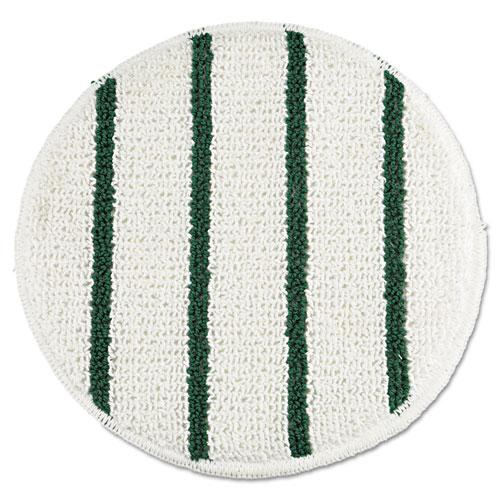 ESRCPP269EA - LOW PROFILE SCRUB-STRIP CARPET BONNET, 19" DIAMETER, WHITE-GREEN