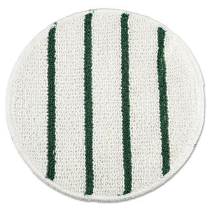 ESRCPP271 - LOW PROFILE SCRUB-STRIP CARPET BONNET, 21" DIAMETER, WHITE-GREEN