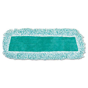 ESRCPQ408GRE - Standard Microfiber Dust Mop With Fringe, Cut-End, 18 X 5, Green, 12-carton