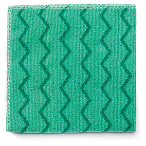 ESRCPQ620 - Reusable Cleaning Cloths, Microfiber, 16 X 16, Green, 12-carton