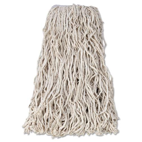 ESRCPV118 - Economy Cut-End Cotton Wet Mop Head, 24oz, 1" Band, White, 12-carton