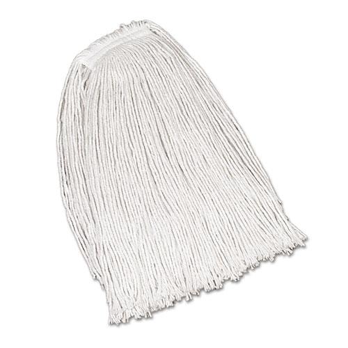 ESRCPV119 - Economy Cotton Mop Heads, Cut-End, Ctn, Wh, 32 Oz, 1-In. White Headband, 12-ct