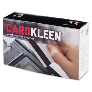ESREARR1222 - Cardkleen Presaturated Magnetic Head Cleaning Cards, 3 3-8" X 2 1-8", 25-box