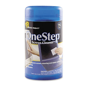 ESREARR1409 - Onestep Crt Screen Cleaner Wet Wipes, Cloth, 5 1-4 X 5 3-4, 75-tub