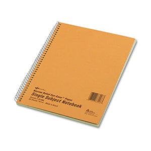 ESRED33008 - Subject Wirebound Notebook, Narrow-margin Rule, 10 X 8, Green, 80 Sheets