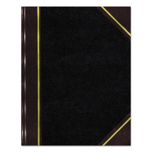 ESRED56231 - Texthide Record Book, Black-burgundy, 300 Green Pages, 10 3-8 X 8 3-8